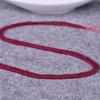 Cristal natural 2MM color tesoro rojo oscuro calcedonia semiacabado cuentas sueltas pulsera collar borla DIY con cuentas
