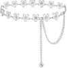 Adornos Transfronterizos Europeos y Americanos Cadena de Cintura Hueca de Flor Retro Cadena Corporal de Chica Caliente para Mujer con Cadena para Vestido Accesorios de Cintura