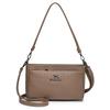 Nuevo Bolso Bandolera Transfronterizo Bolso de Moda para Mujer de Mediana Edad Temperamento Combinable Cuero Suave Gran Capacidad Multicapa Bolso de Hombro Venta al Mayoreo