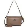 Bolso Nuevo de Moda 2026 con Relieve y Gran Capacidad, Bolso de Hombro de Tres Capas, Bolso de Mano Multiusos, Bolso de Hombro Cuadrado Pequeño, Bolso Cruzado para Mujer
