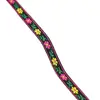En Stock 1.1cm Estilo Étnico Jacquard Accesorio para el Cabello Tocado Bolso de Cintura Cinta Étnica Ropa Étnica Encaje