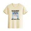 Europa y Estados Unidos verano caluroso color liso estampado de letras algodón manga corta camiseta ropa para niños ropa de media manga para niños ropa para clase padre-hijo ropa