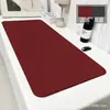Tapete de Mesa de Escritório Grande Couro Borracha Mouse Pad para E-sports Tapete de Mesa para Casa Luxo Leve Sensação Avançada Tapete para Escrita de Estudante