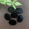 Piedras Semipreciosas Ovaladas de Venta Caliente Transfronterizas, Joyería de Doble Cara Plana con Incrustaciones de Piedras Preciosas Multimaterial, Moderna para el Viaje Diario