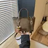 2026 Nuevo Estilo Coreano Moda Nicho Retro Bolso de Mano de Gamuza Tacto de Alta Gama Bolso Cruzado de Hombro Único para el Día a Día