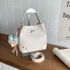 2026 Verano Nuevo Estilo Bolso Cesta de Verduras de Mano, Bolso de Hombro Elegante, Bolso Cubo Casual Estilo Coreano, Bolso Cruzado, Bolso de Mujer