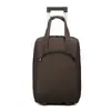 Bolsa de viaje con carrito plegable de gran capacidad transfronterizo para hombres y mujeres con ruedas universales, bolsa de equipaje de mano hecha de tela Oxford para el gimnasio y viajes de negocios