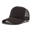 Gorra de Malla Esponjosa Logo Impreso Personalizado Multicolor Exportación Protección Solar Gorra de Béisbol Gorra Publicitaria Sombrero de Voluntario