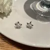 Nuevos pendientes de estrella de cinco puntas de moda 2023 para mujer, aguja de plata 925, diseño nicho, circonita, pendientes de alta calidad, venta al por mayor