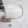 Yaqi Cinta de Gasa de Nieve de 3-4 mm Cinta Translúcida Marcador de Libros Cinta de Satén Etiqueta para Regalo al por Mayor Rollo Extra Grande de 910 m de Largo