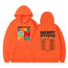 Suéter holgado informal de terciopelo con capucha, ropa de pareja con estampado de HARRY STYLES para hombre y mujer, 2023