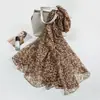 Bufanda Versátil de Seda de Cocodrilo para Mujer Primavera y Otoño Bufanda Decorativa Delgada de Doble Uso Otoño e Invierno Moda Larga Grande de Gasa