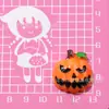 Accesorios de resina para Halloween calabaza fantasma joyería parche pegamento cremoso diy carcasa de teléfono móvil accesorios para pasador paquete de materiales