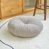 Cojín de futón de chenilla, cojín de estilo japonés, cojín de asiento con núcleo grueso para el hogar, cojín redondo para ventana salediza de tatami para personas perezosas.