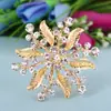 AliExpress alta qualidade luxo strass incrustado luxo roupas folhas cacto broche fábrica atacado