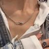 Plata Esterlina s925 Único Vintage Gancho de Pez Cadena para Suéter Collar Femenino Cadena Desnuda Colgante Llevable Diseño Nicho Moda Lujo Ligero