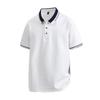 Camisa Polo de Verano de Algodón de Xinjiang para Hombre, Holgada, Delgada, Transpirable, de Media Manga, Top Casual, Camiseta de Manga Corta, Camisa Paul