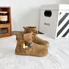 Botas para Niña 2025 Otoño e Invierno Nuevas Botas Individuales Botas para Niños Botas para Bebé Niña Princesa Botas Cortas Zapatos de Dos Algodones Boken