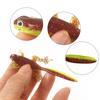 Señuelo Blando de Silicona 7.5cm/3g Señuelo Luya Anti-Real Simulación de Lagarto Señuelo Blando Equipo de Pesca