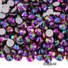 Não. 30 fundo plano diamante de vidro strass diy jóias de unhas redondas de cristal pedra caso do telefone móvel boneca vara broca cerca de 6,5 milímetros