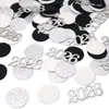 Decoración de Escritorio de Puntos Dispersos con Brillo Confeti Decoración para Fiesta de Año Nuevo 2026 Graduación Jubilación