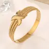 Anillo Sencillo Transfronterizo al por Mayor Pulsera de Acero de Titanio Amor Antiguo Paisaje de Nicho Normcore Joyería de Mano con Forma de Corazón en Espiral al por Mayor