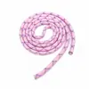 En stock Cuerda trenzada redonda sólida y duradera de 7 mm de grosor, adecuada para bricolaje, correa cruzada, correa para teléfono móvil, cuerda para bolsa de caja