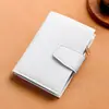 Billetera Corta para Mujer Simple Moderna Compacta Multifuncional Plegable en Tres Partes Billetera para Monedas de Mujer Ranura para Múltiples Tarjetas Cierre de Cremallera Billetera para Monedas