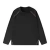 Hoodie Color Block 7A Hasselblad Line Gola Redonda Masculino Design Moderno Camiseta Lisa Manga Longa Roupa de Baixo para Primavera e Outono