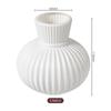 Vaso de Plástico Cerâmico Imitação Branco de Alto Padrão Estilo Europeu Hidropônico Ornamentos para Arranjo de Flores Sala de Estar Flores Cultivadas em Água Arranjo de Flores Rosa