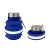 Fábrica de Origen Taza de Agua Plegable de Bolsillo de 300 ml Portátil para Viajes de Silicona Taza de Agua para Viajes al Aire Libre Personalizable