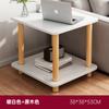 Sofá de doble capa lateral varios mesa cuadrada pequeña de lujo ligero sala de estar balcón de casa apartamento pequeño estante de almacenamiento de mesita de noche de dormitorio italiano
