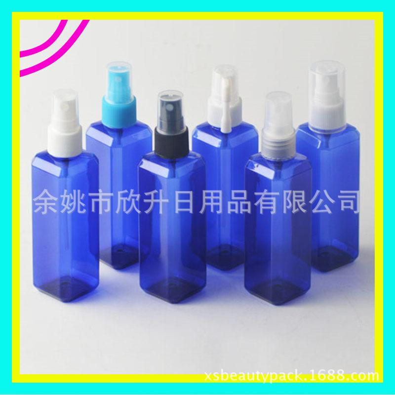 100ml蓝色 方瓶 + 喷头 副本