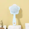 Nuevo Peine de Almohadilla de Aire Mini Flor de Dibujos Animados Peine Portátil Masajeador del Cuero Cabelludo Suave Lindo Espejo para Niña Peine con Airbag