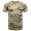 Cross-border Factory Atacado Masculino 3D Print Manga Curta T-Shirt Top Tamanho Grande Masculino Crewneck Camuflagem T-Shirt