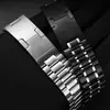 Adecuado para Samsung Watch8/9 Nueva Correa de Acero Inoxidable de Cinco Eslabones Correa de Reloj Watch8 Classic de Cinco Eslabones