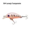 Isca pequena e roliça mini isca artificial 4g4.8cm plástico simulação isca artificial equipamento de pesca atacado