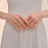 Anillo de racimo de fuegos artificiales evanescentes de marco fijo, diseño de nicho para mujer, lujo ligero, sentido de alta gama, anillo ajustable de diamantes