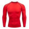 Roupas de ginástica Calças justas PRO masculinas Treinamento Esportes Corrida Base de basquete Secagem rápida Absorvente de suor Alta elasticidade Camiseta de manga comprida