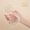 Caixa de almoço descartável caixa de embalagem para levar retangular transparente espessa com tampa caixa de arroz plástico caixa de fast food barraca comercial