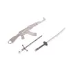 Accesorios para Joyería DIY de Aleación Transfronteriza Colgante de Espada Mini Arma Retro Accesorios para Joyería de Collar Estilo Pistola