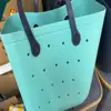 Bolsa de Playa Eva, Bolso de Mano Simple Casual Europeo y Americano, Bolsa Perforada DIY, Bolso de Moda para Mujer para Deportes al Aire Libre