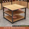 Gôndola ponta de gôndola balcão expositor vitrine prateleiras multicamadas supermercado loja de conveniência lanches frutas quadrado