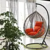 Cojín para Cesta Colgante Cojín Grande Engrosado Cojín para Sofá Columpio Individual Cojín de Tela para Silla Colgante Doméstica Cojín para Silla Mecedora de Interior