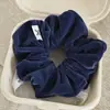 Scrunchie de Pelúcia Novo para Outono e Inverno Simples para Rabo de Cavalo Cor Sólida Corda de Cabelo Franzida Acessório de Cabelo para Coque Moda