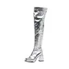 Botas largas con punta cuadrada y plataforma, botas altas hasta la rodilla, botas largas sexys para mujer, talla grande, transfronterizo 168-8