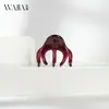 Presilha de Cabelo Wjia em Acetato Estilo Francês, Moderna e Versátil, Sensação de Alto Padrão, Presilha de Tamanho Médio para Mulheres, Adequada para Penteados Meio Presos, Presilha Jacaré
