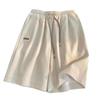 Bermudas rectas casuales estilo Hong Kong estilo coreano para hombre, marca de moda de verano Harajuku, ropa exterior deportiva de talla grande, shorts combinables