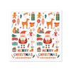 2023 Nueva Caja de Regalo de Amazon Sellando MERRY CHRISTMAS Pegatina Rectangular de NAVIDAD