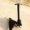 Tractor de cuatro ruedas motocultivador rotativo motocultivador rotativo abridor de surcos trasero ajustable arado de surcos arado de bancales dispositivo para hacer bancales